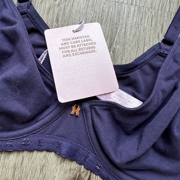 Savage X Fenty Purple Underwire Bra Lace Trim Adjustable Straps Women Size 36C - Picture 9 of 9